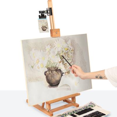 China Free Easel Painting Samples from Professional Artists Painting Small Beech Wood Easels for sale