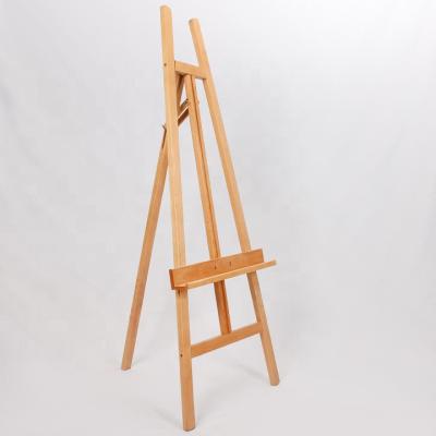 China Hot-selling High Quality Cheap Wooden Easel Floor Tripod Easel Beginner Painting Easel for sale