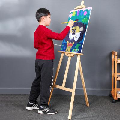 China Custom High Quality Easel Manufacturers Beech Wood Studio Painting Easel for sale