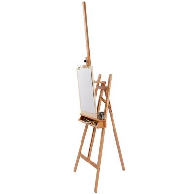 China Floor Painting High Quality Wood Beginner's Easel Tripod Easel Display Stand Easel for sale