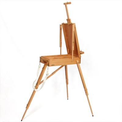 China High Quality Wooden French Portable Easel Painting Easel for sale