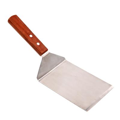 China Sustainable Sale Wooden Handle Factory Square Final Baking Turner for sale