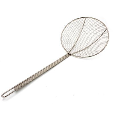 China Viable Round Shape Good Mesh Kitchen Fryer Oil Skimmer for sale