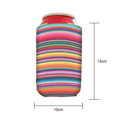 China Wholesale Custom 16Oz 500Ml Neoprene Sublimation Blank Reds Printed Foam Insulated Cup Holder Beer Sleeve Bottle Bag Neoprene Box Cooler for sale