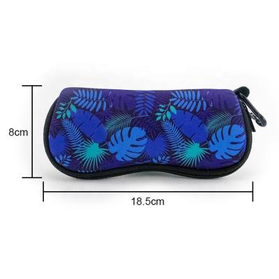 China Custom Stylish Soft Sublimation Holder Glasses Eyeglass Sleeve Bag Neoprene Sunglass Sleeve Case Bag Laptop Sleeve Bag Empty Printing Pouch for sale