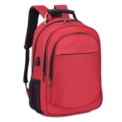 China Wholesale Oxford Cloth Polyester Oxford Cloth Men's Backpack Large Capacity USB Leisure Travel Outdoor Waterproof Computer Bag for sale