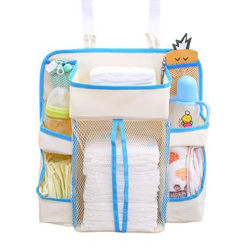 China Hanging Cart For Change Muilt-functional Maternity Bag Baby Diaper Nursery Organizer Table for sale