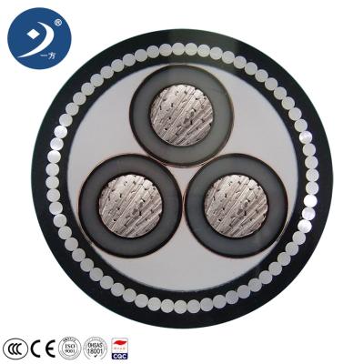 China 18/30 kv power cable 120 sq mm 4 core power cable and 3c power cable for sale for sale