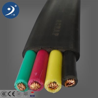 China flat electrical wire cable traveling elevator and flat flexible cables for sale à venda