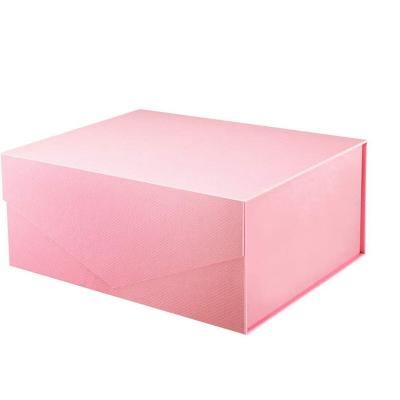 China Hot Selling Custom Logo Eco-friendly Collapsible Jewelry Gift Boxes Rectangle Kraft Paper Packaging With Magnetic Lid for sale