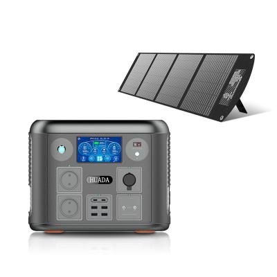 China Type C 1500w Output Generator 3 In 1 110V 220V Power Station Portable Huge Capacity Power Bank Charging Station for sale