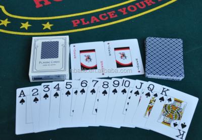 China 100% High Quality Plastic PVC Playing Card, Washable 100% Plastic Poker Playing Cards for sale