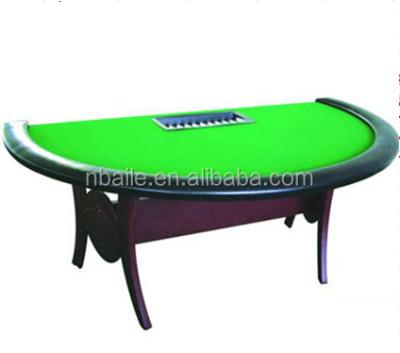 China Black jack wood table for sale