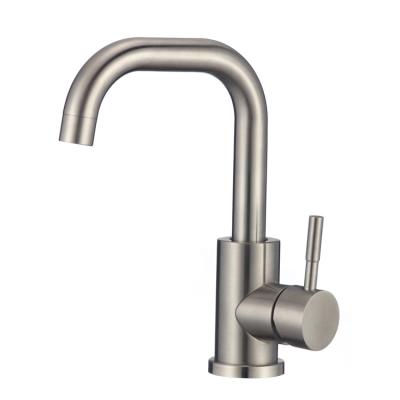 China Full Metered Faucets 304 Stainless Steel Pull Down Sink Faucet Health Kitchen Water Mixer Tap for sale