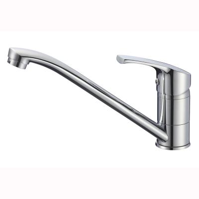 China OEM Factory Handle Kitchen Cold Water Taps High Quality Hot Gold Chrome Mixer Tap Single Black Copper Metered Brass Kitchen Sink Faucet for sale