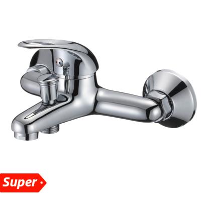 China Taps Bathroom Single Handle Bath Shower Faucet Copper Plated Mixer Tap for sale