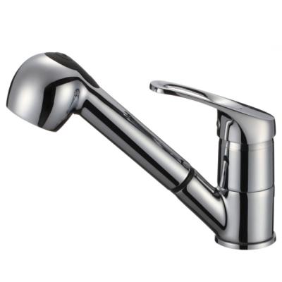 China Metered Faucets Choose To Handle Modern Style Flexible Kitchen Faucet Wholesale Price Step Down Deck Mounted Chrome Polished Kitchen Faucet for sale