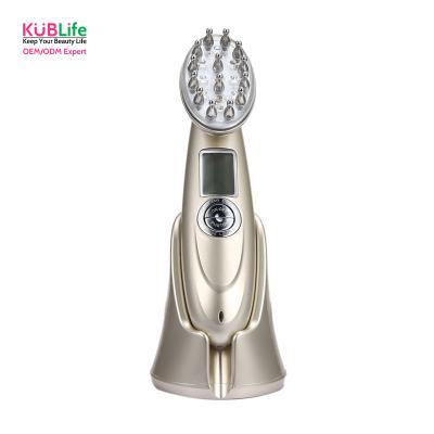 China Easy Scalp Massage Serum Hair Regrowth Biotin Hair Growth Comb Rechargeable LED Hair Loss Treatment for sale