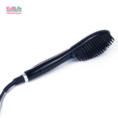 China Ionic Electric Hair Straightener Hot Air Comb Styler Negative Ion Tools for sale