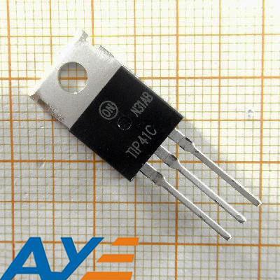 China Pacote do transistor 3MHz 3-Pin TO-220 do transistor de junção bipolar NPN de TIP41CG à venda