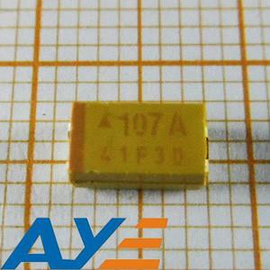 China TAJC107K010RNJ SMD Tantalum Electronic Components Capacitors 10V 100uF 2312 for sale