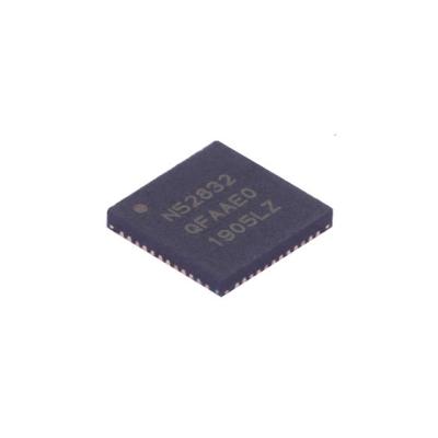 China NRF52832-QFAA-R IC Electronic Components Bluetooth v5.0 (BLE) SMART SOC IoT 2Mbps 3V 48-Pin QFN EP T/R for sale