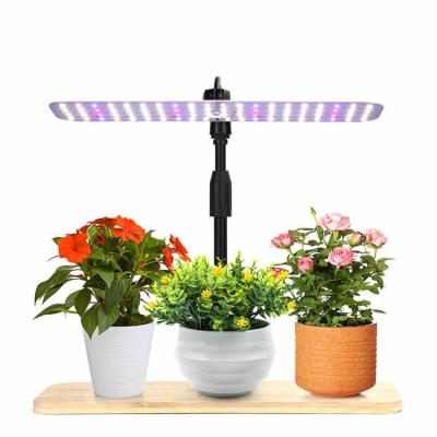 China Seed Starting CFGROW Full Spectrum Dimmable LED Growing Lamp Desk Adjustable Table Grow Light With Timer for sale