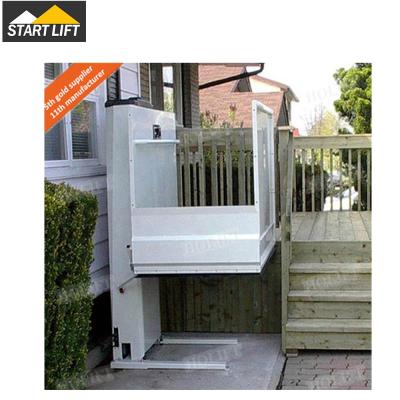 China Disable Wheelchair Lift START China Wheelchair Lift Platform Public Vertical Wheelchair Lift For Disabled Used atHome for sale