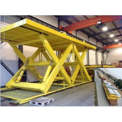 China Hotels START 7.5M Air Cargo 2000KG Heavy Duty Hydraulic Goods Lift Scissor Lift for sale