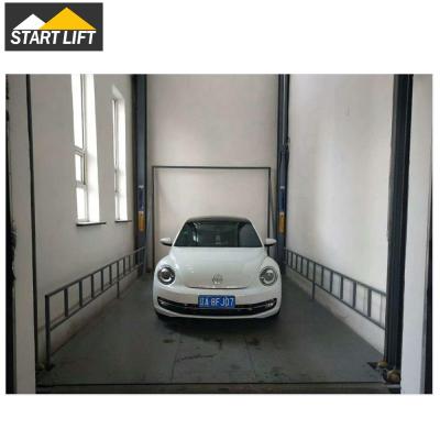 China Buildings BEGIN 3 Tons 5.5M Height Car Elevator Car Lift Four Post Lift for sale