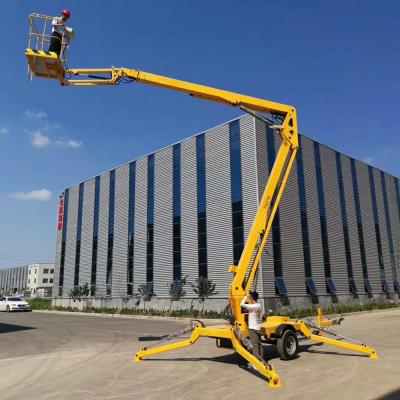 China Hot Sale Spider Aerial Work Platform Lift Movable Construction Trailer Lift Mobile Towable Spider for sale