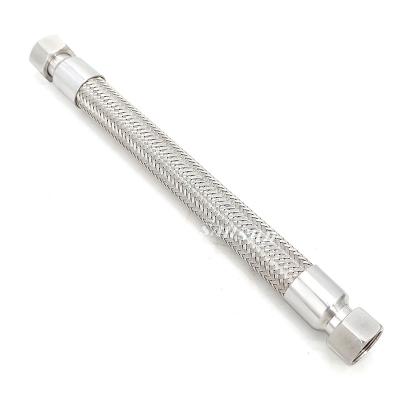 China Sanitary Flexible Braided Oil Stainless Steel Wire Metal Hose Ferrule for sale