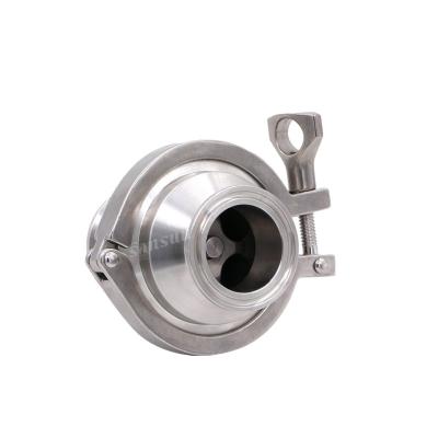 China High Quality Sanitary Dairy Stainless Steel Tri Clamp Ball Check Valve for sale