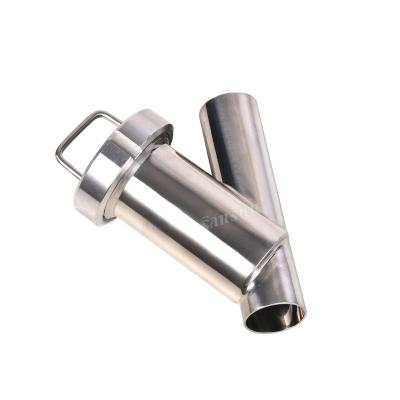 China EN10204-3.1 B Mill Cert Is Offered SS304 Sanitary Strainer Filter Weld Stainless Steel Y Type Industrial Connection for sale