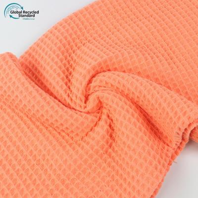 China RPET Anti-Static Microfiber High Quality Anti-Static Microfiber Waffle Dry Hair Hat Bath Towel Pineapple Bathrobe Beach Towel Large Golf Towel for sale