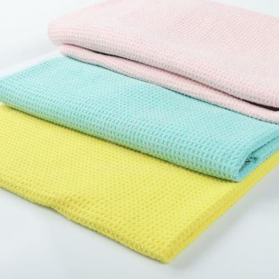 China Pill Recycled Golf Towel Beach Towel Waffle Bath Towel Hat Dry Hair Pineapple Waffle Nylon RPET Large Anti Pill Recycled Golf Towel for sale