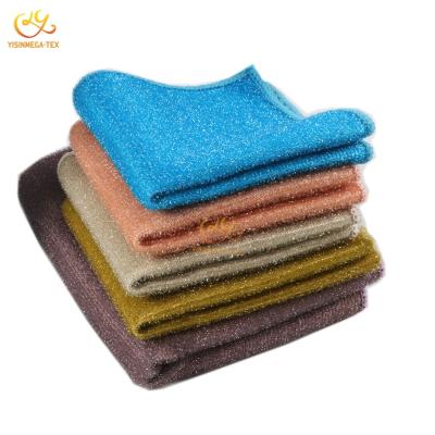 China Compressed Granule Rub PP Like-spun Filament Cloth Microfiber Knitting Household Clean Cheap Clean Kitchen Towel Cloth for sale