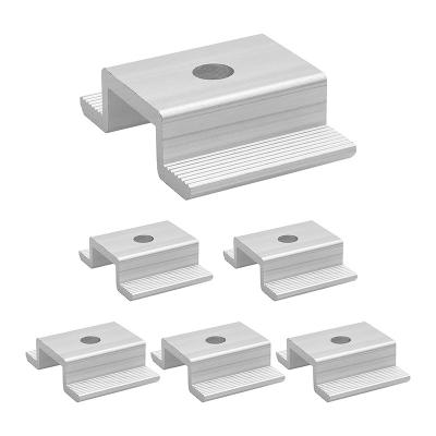 중국 60 밀리미터 길이 중앙 클램프 태양 전지판 태양 에너지 마운팅 액세서리 녹슬지 않는 판매용