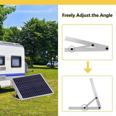 中国 4' X8調節可能な太陽電池パネルの傾きの台紙のアルミニウム物質的で容易な取付け 販売のため