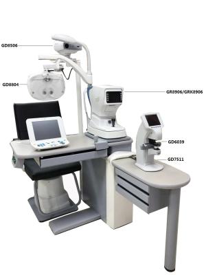 China Unidad multifuncional GD7511 de la silla de tabla de la combinación de la unidad oftálmica económica de la silla en venta