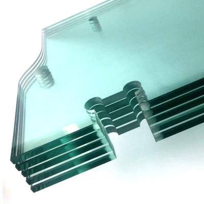 China Low Iron Smooth Surface Frameless Clear Tempered Glass 3mm-19mm Toughened Float Glass With Polish Flat Edge In Different Sizes And Shaples for sale