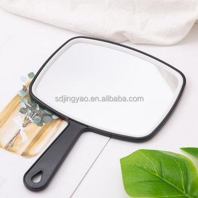 China Economic Cheap Factory Price HD Make Up Princess Handle Mirror, Comestic Gift Mirror Hand, Black Hand Held Mirror With Handle for sale