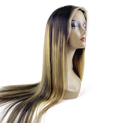 China 100% Raw Unprocessed Silky Straight Wave Human Hair Virgin Wigs,Wholesale Double Drawn Straight Wave Wigs For Black Women Straight WAVE WIGS for sale