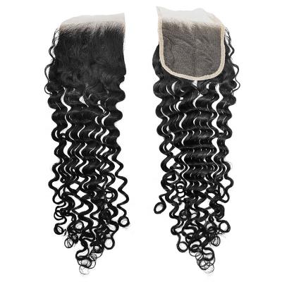 China Wholesale Hot Sale 4x4 HD Human Hair Wigs Deep Wave Medium Deep Wave Wigs 100% Frontal Wave Wigs for sale