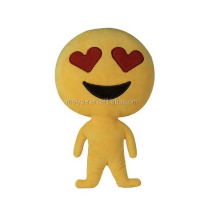 China Wholesale Cheap Price Handmade Plush Cotton Stuffed Emojis Pillow Plush Toy for sale