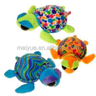 China Stuffed Plush Sea Animal Toys Colorful Turtle Stuffed Toy for sale