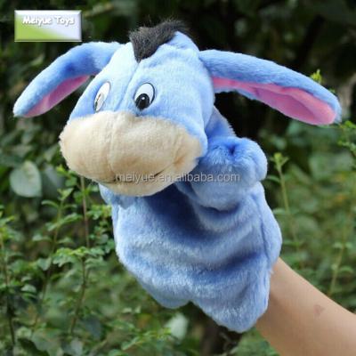 China Handmade Soft Plush Toy Donkey Design Fun/Educational Handpuppets for sale