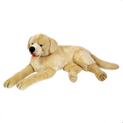 China Large Size Lying Golden Retriever Dog Stuffed Plush Toy for sale