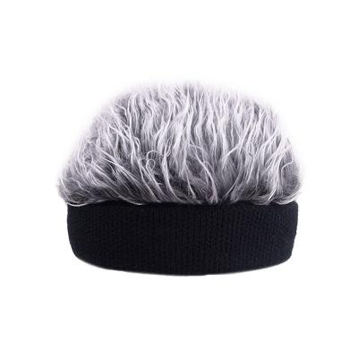 China Wholesale Fashion Unisex Plush Winter Adult Outdoor Knitted Warm Unique Hats for sale