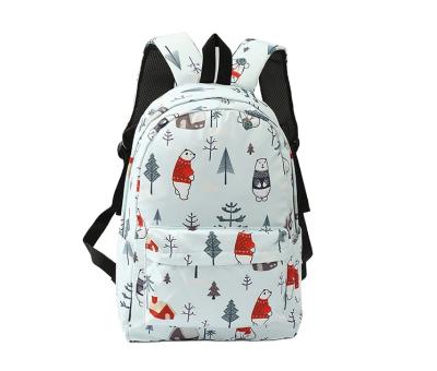 China Other New Arrival High Quality Printing Canvas School Backpack for sale